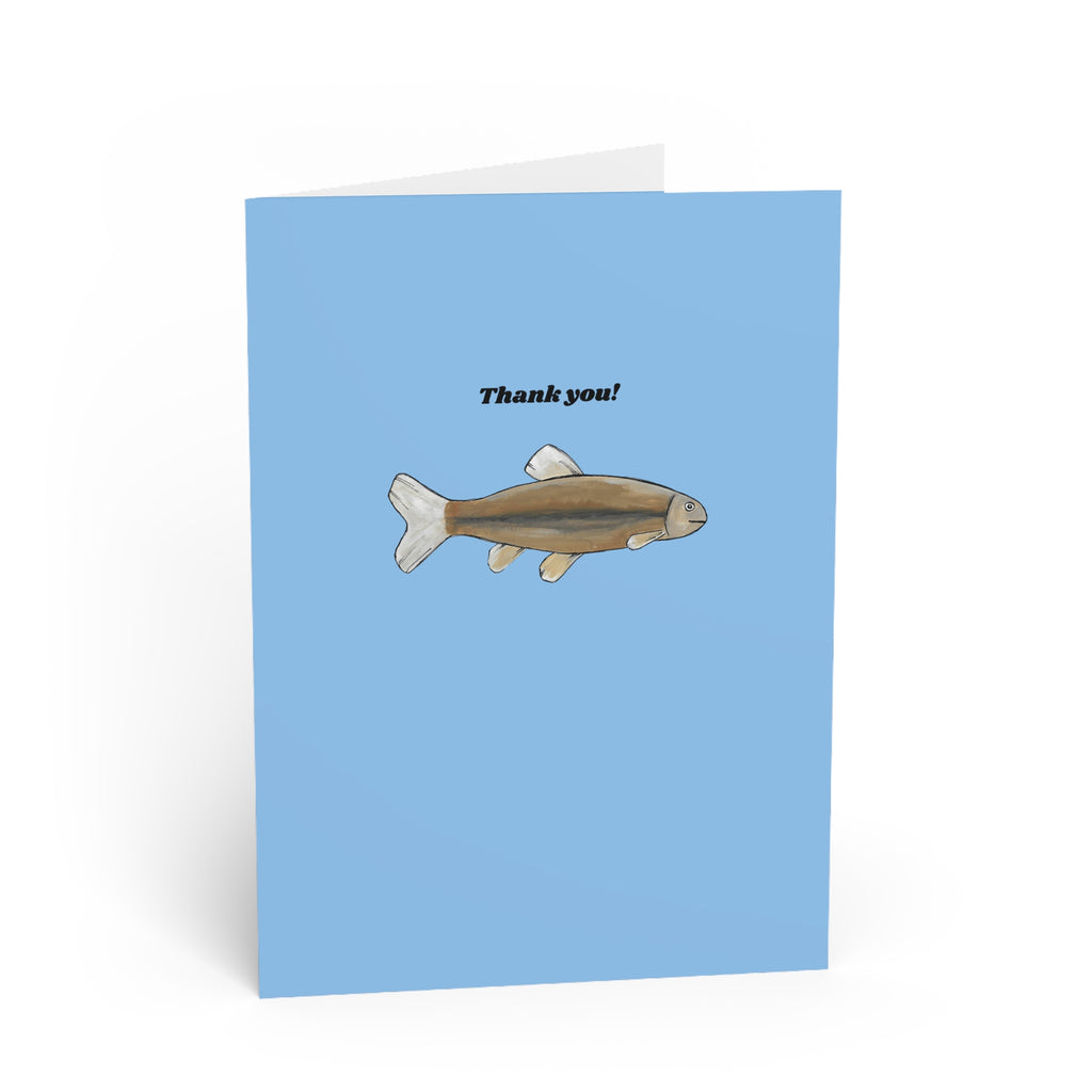 Let Minnow Thank You Card