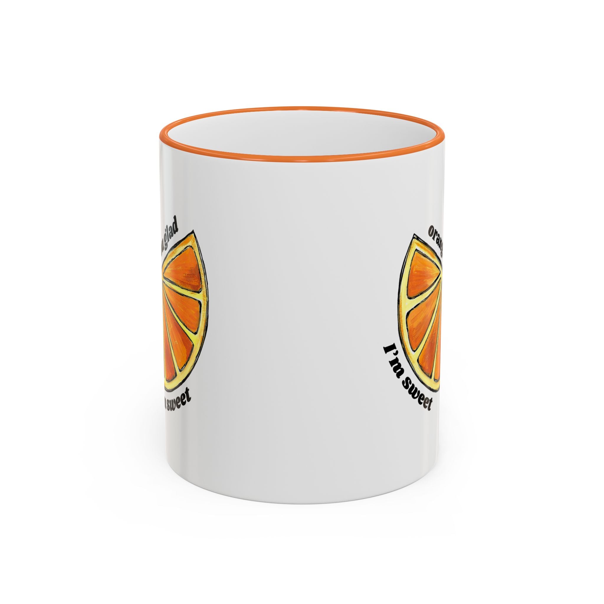 Pun Coffee Mug, Orange You Glad
