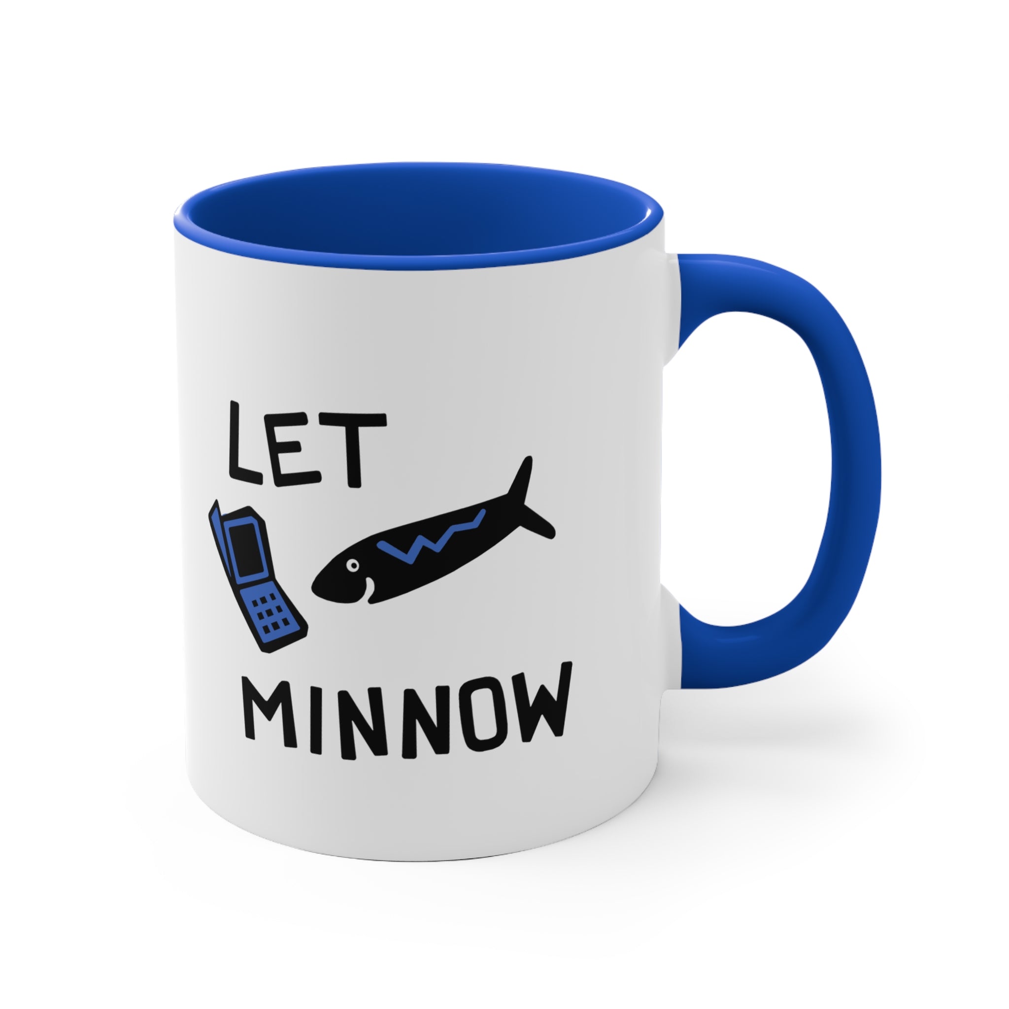 Fish Pun Mug, 'Let Minnow'