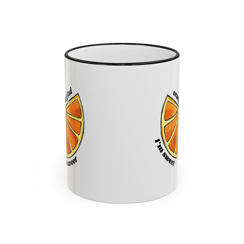 Pun Coffee Mug, Orange You Glad