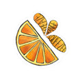 E Z Peas E Orange Squeeze E Sticker