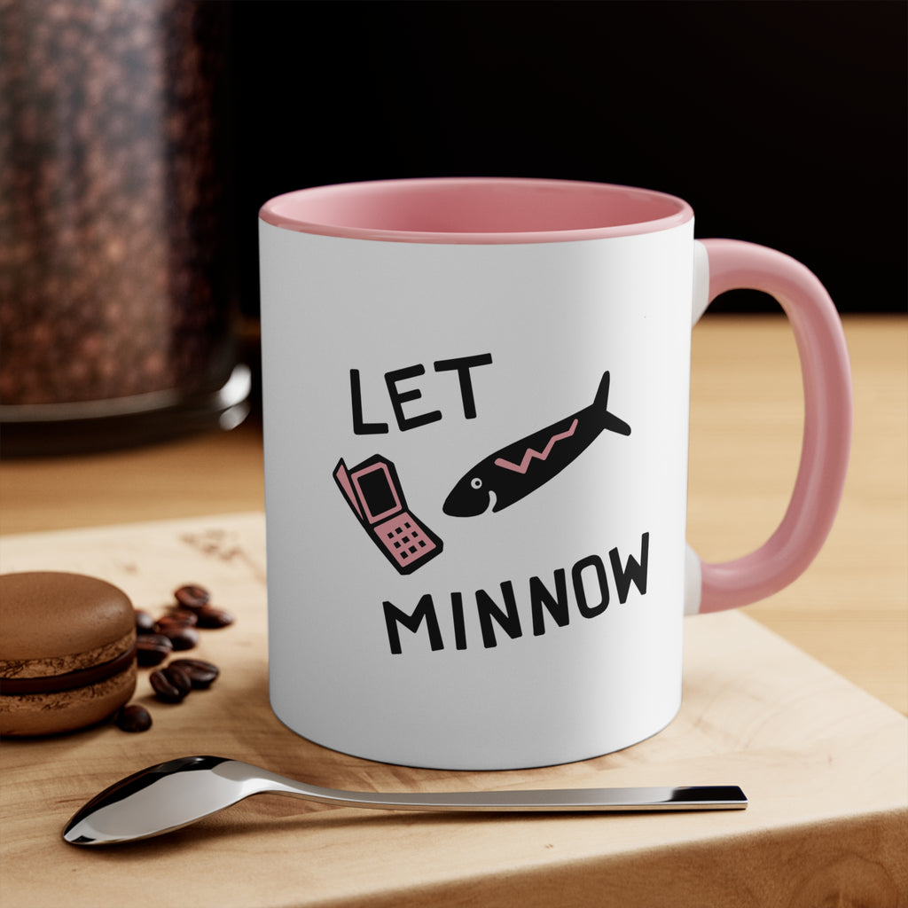 Fish Pun Mug, 'Let Minnow'