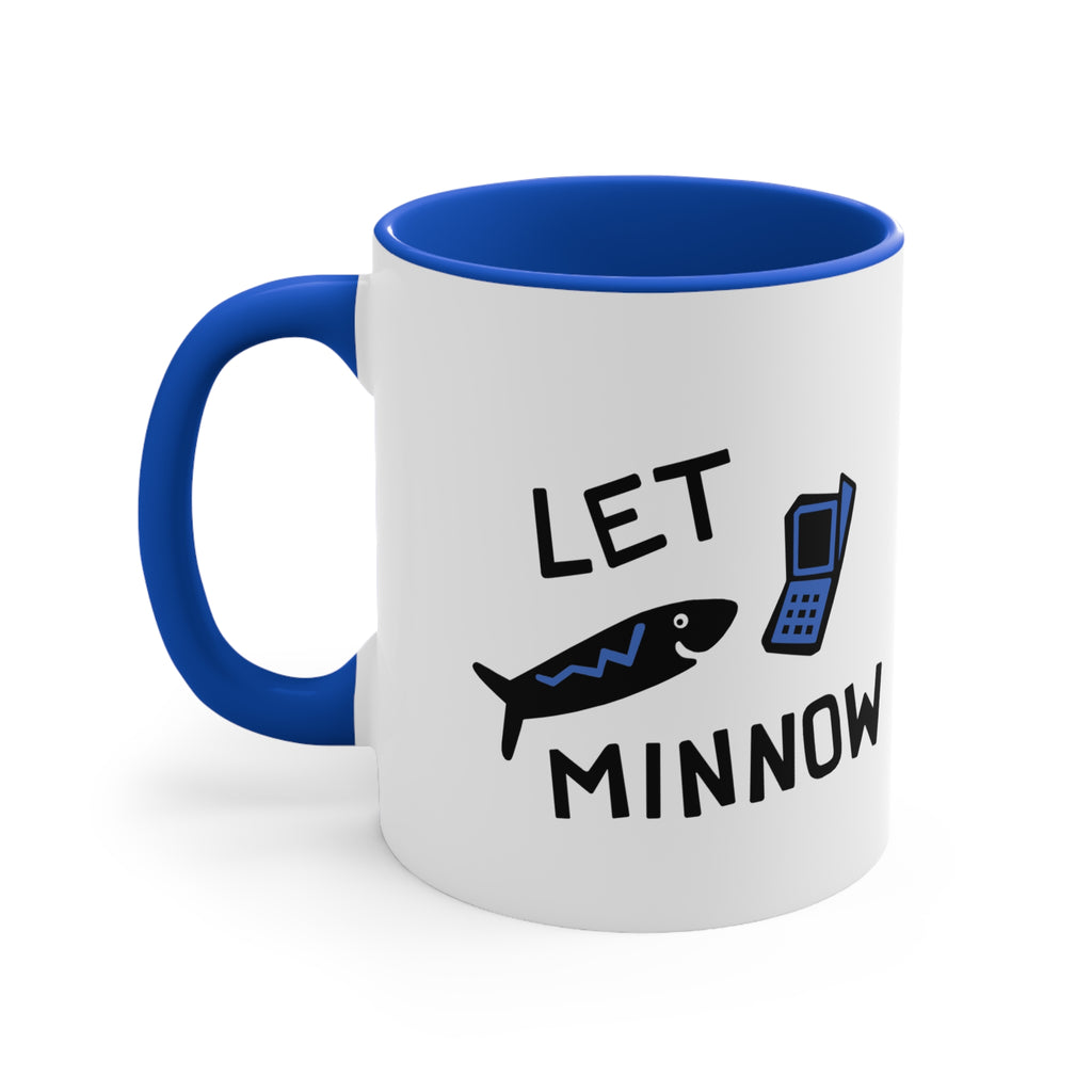 Fish Pun Mug, 'Let Minnow'