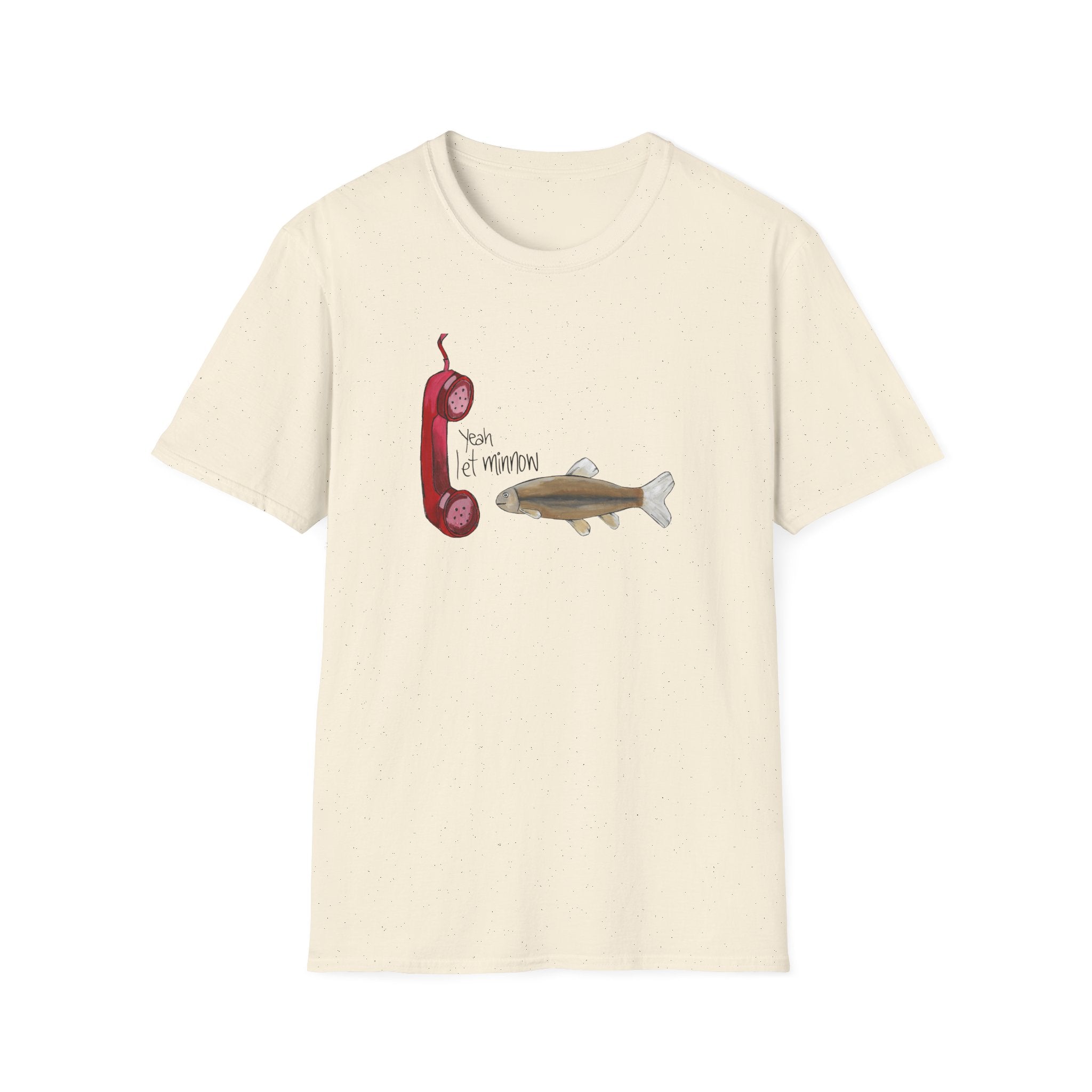 Pun T-Shirt Let Minnow Joke