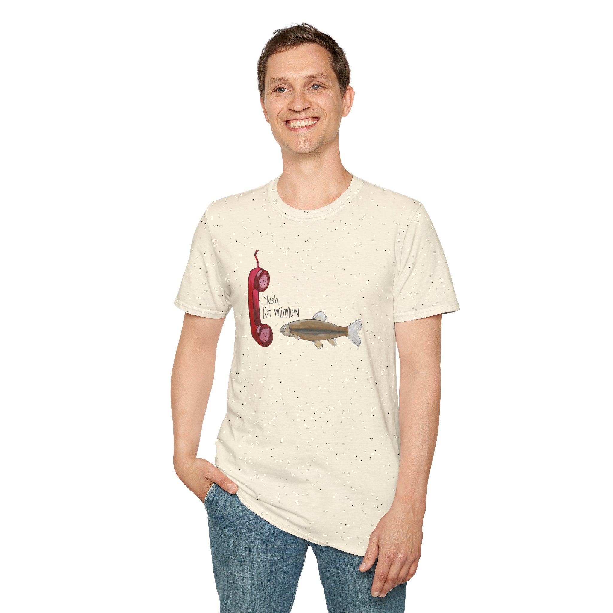 Pun T-Shirt Let Minnow Joke
