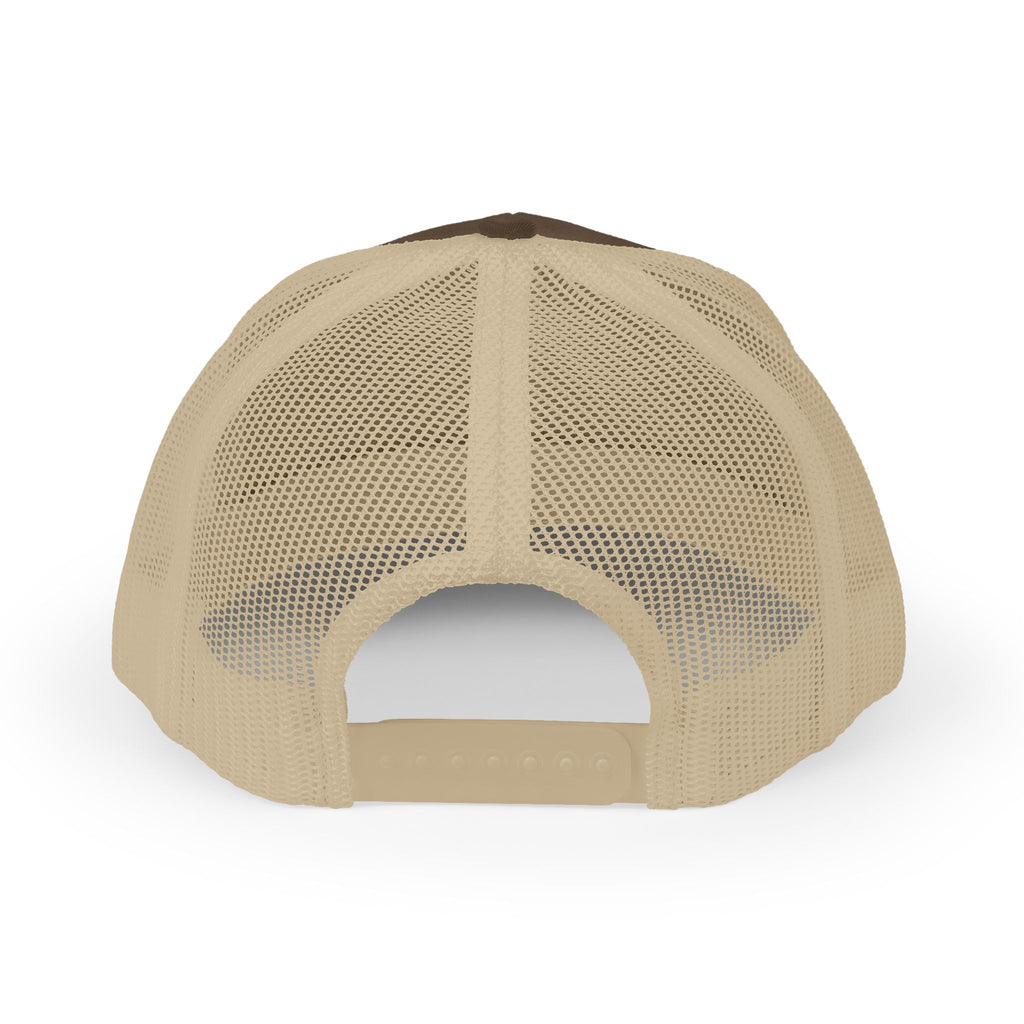 Pun Trucker Hat, Minnow Fish, Brown Baseball Hat for Fun Ourdoorsmen