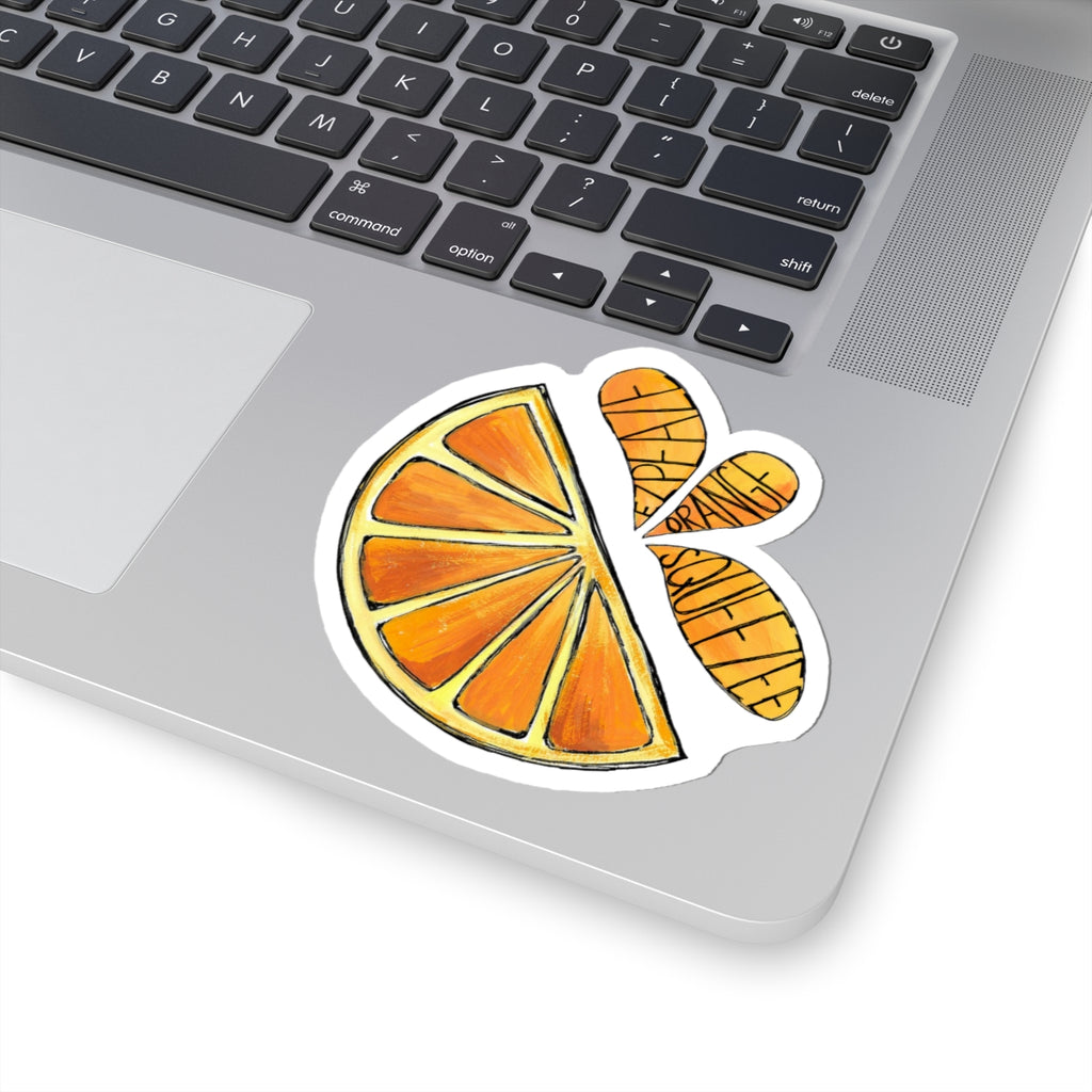 E Z Peas E Orange Squeeze E Sticker