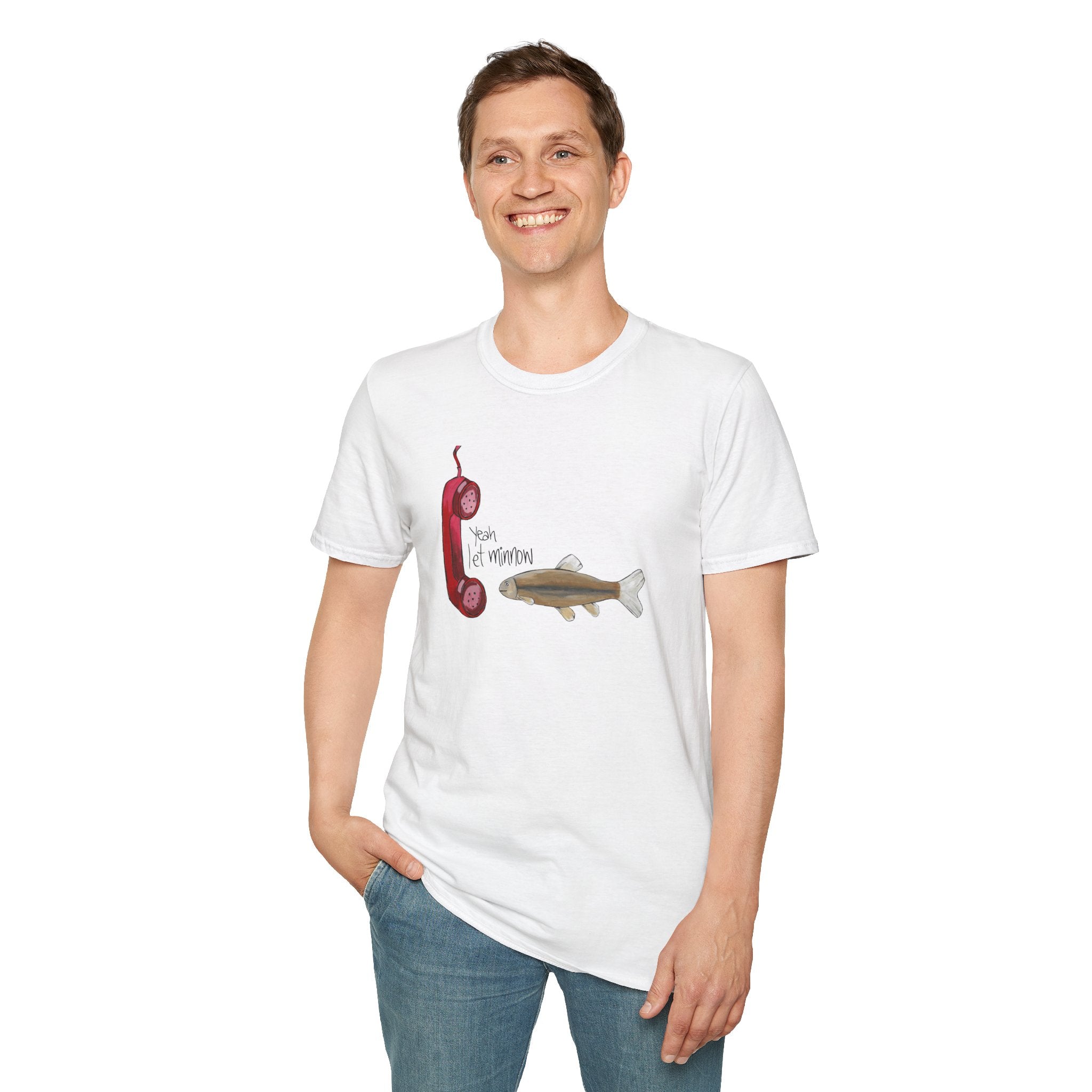 Pun T-Shirt Let Minnow Joke