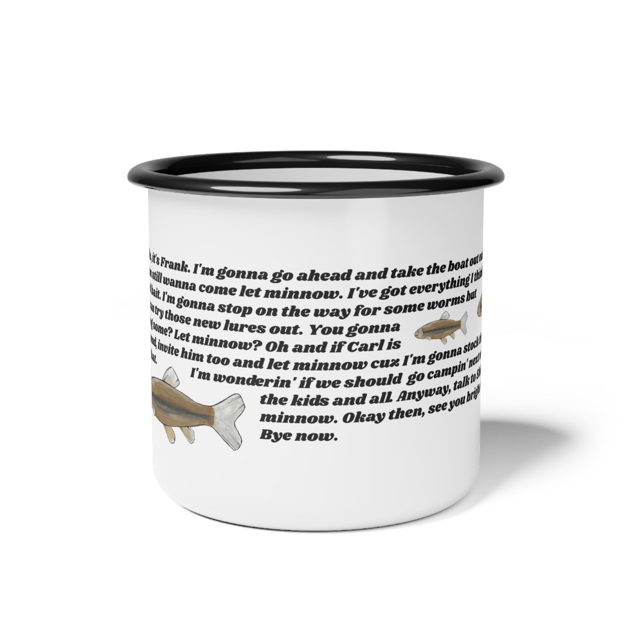 Let Minnow Pun Fishing Mug