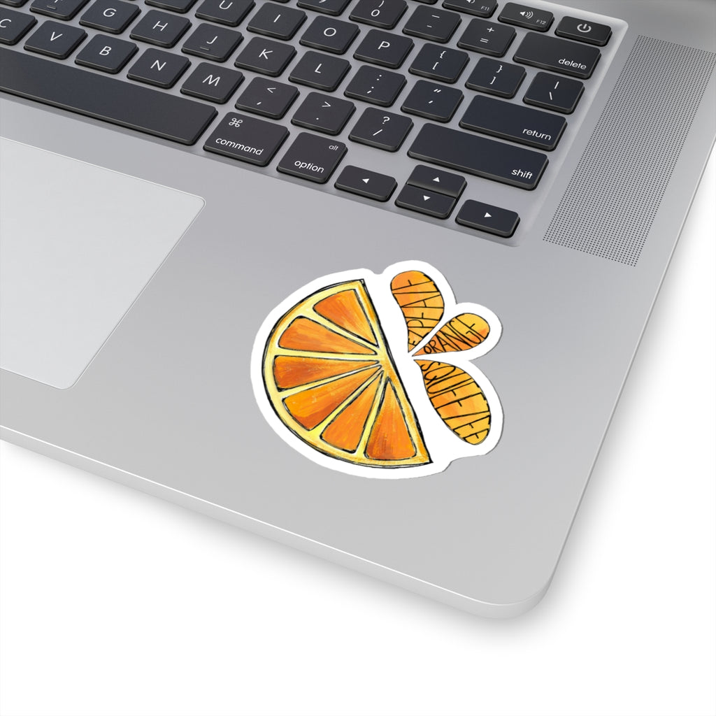 E Z Peas E Orange Squeeze E Sticker