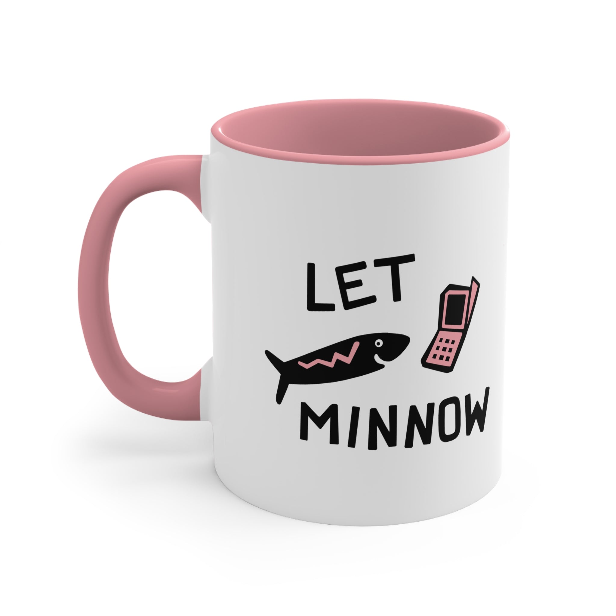 Fish Pun Mug, 'Let Minnow'