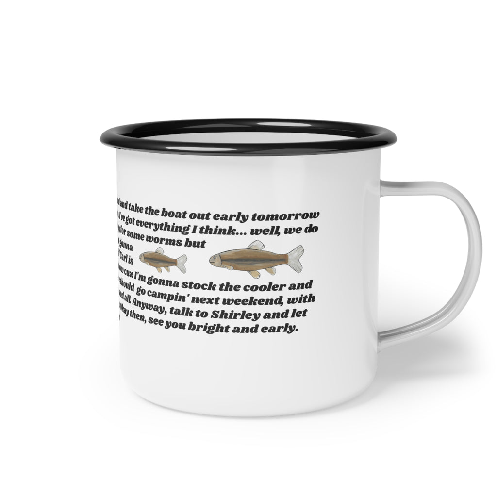 Let Minnow Pun Fishing Mug
